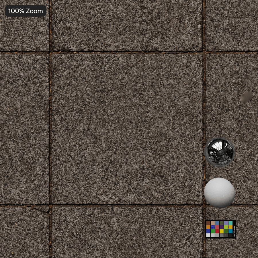 Worn Aggregate Stone Paver Texture, Brown