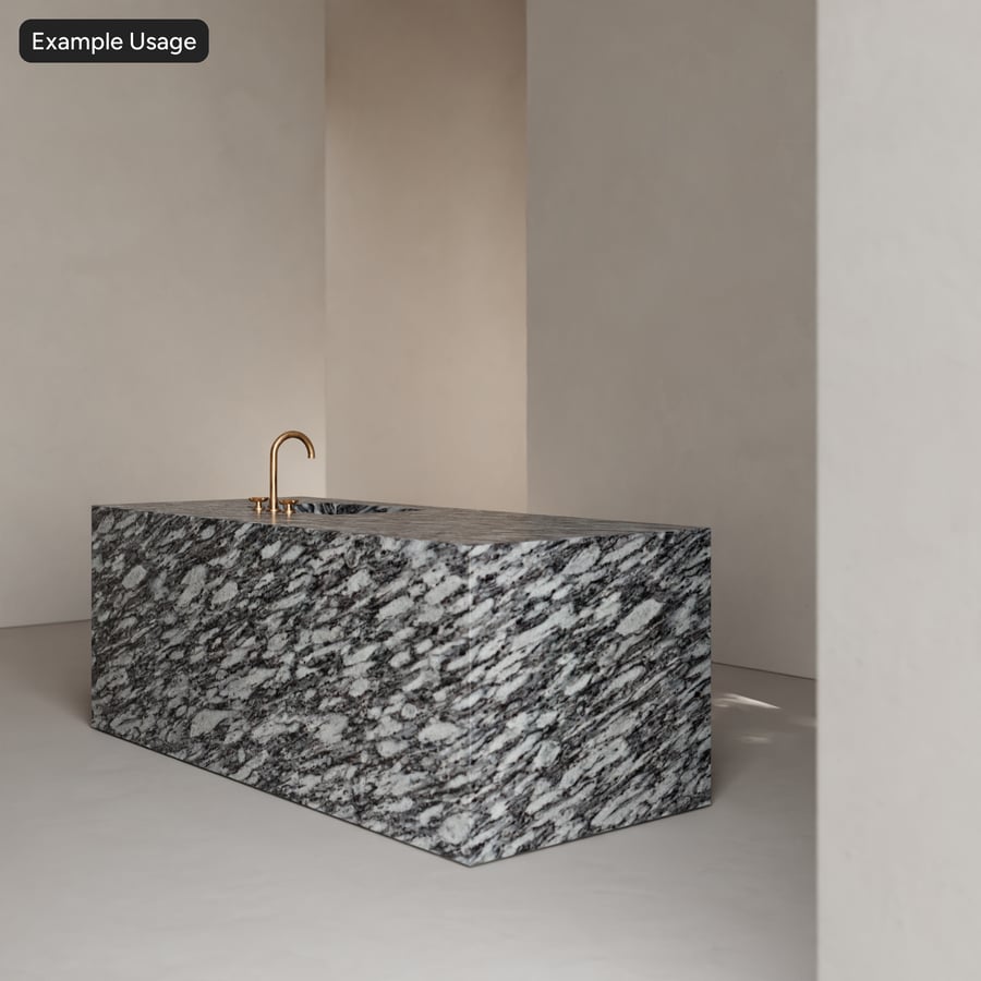 Polished Marble Slab Stone Texture, White Grey