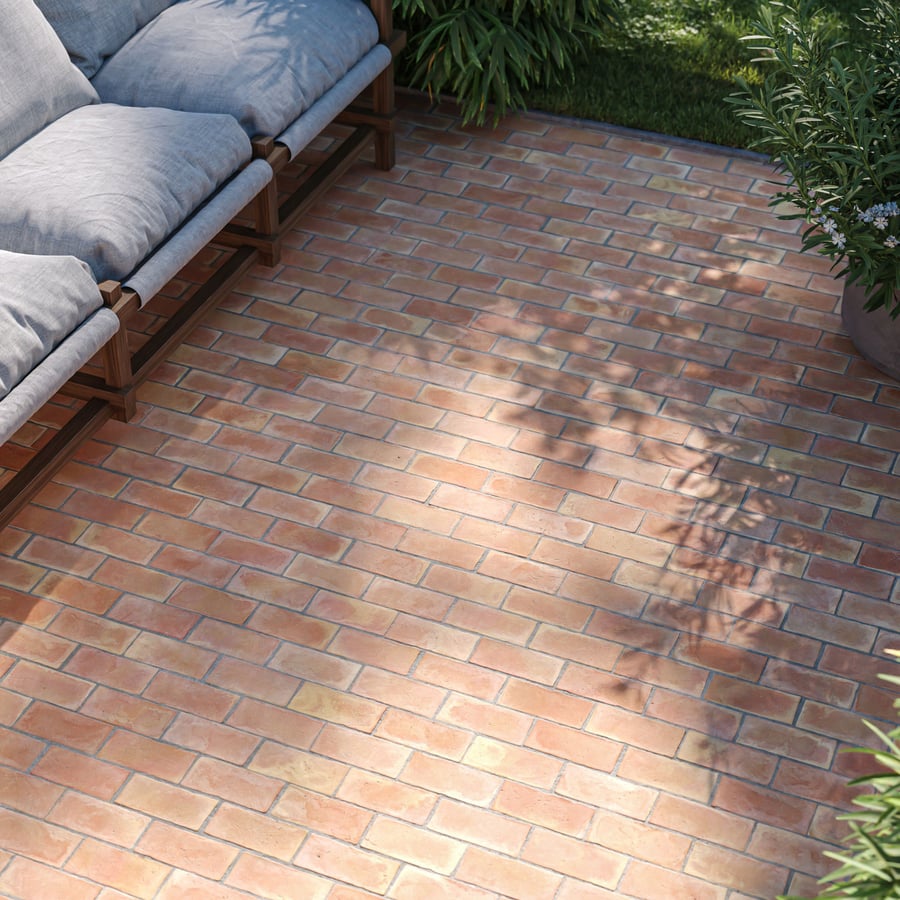 Brick Bond Terracotta Tile Texture