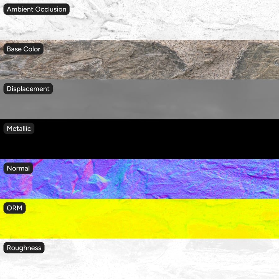 Textura de parede de pedra em ruínas, cinza rebocada