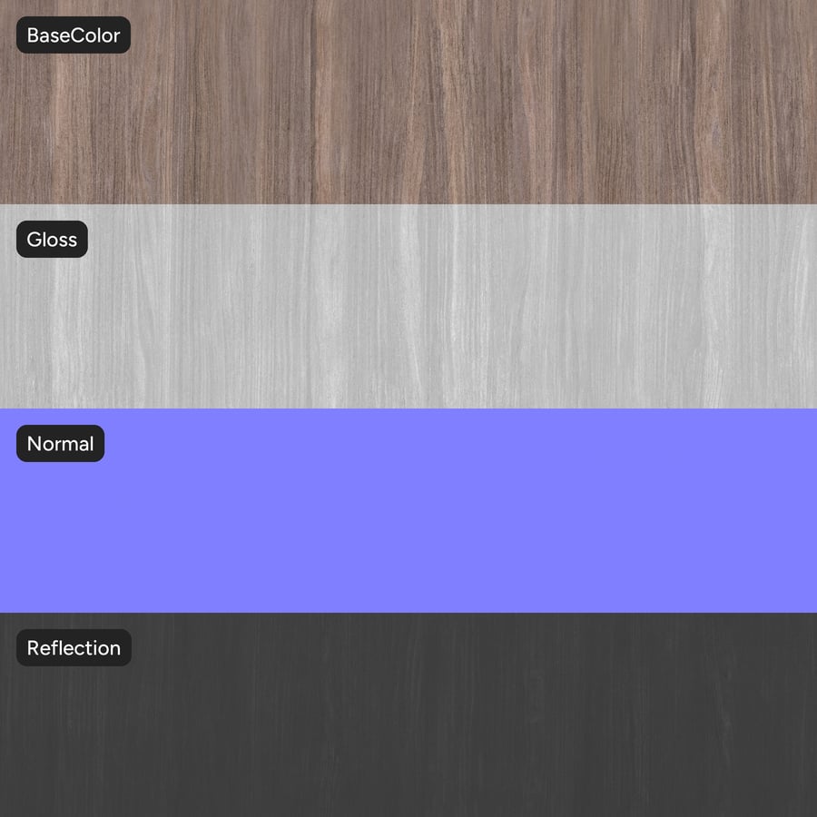 Textura de folheado de carvalho Slip Match, chocolate claro