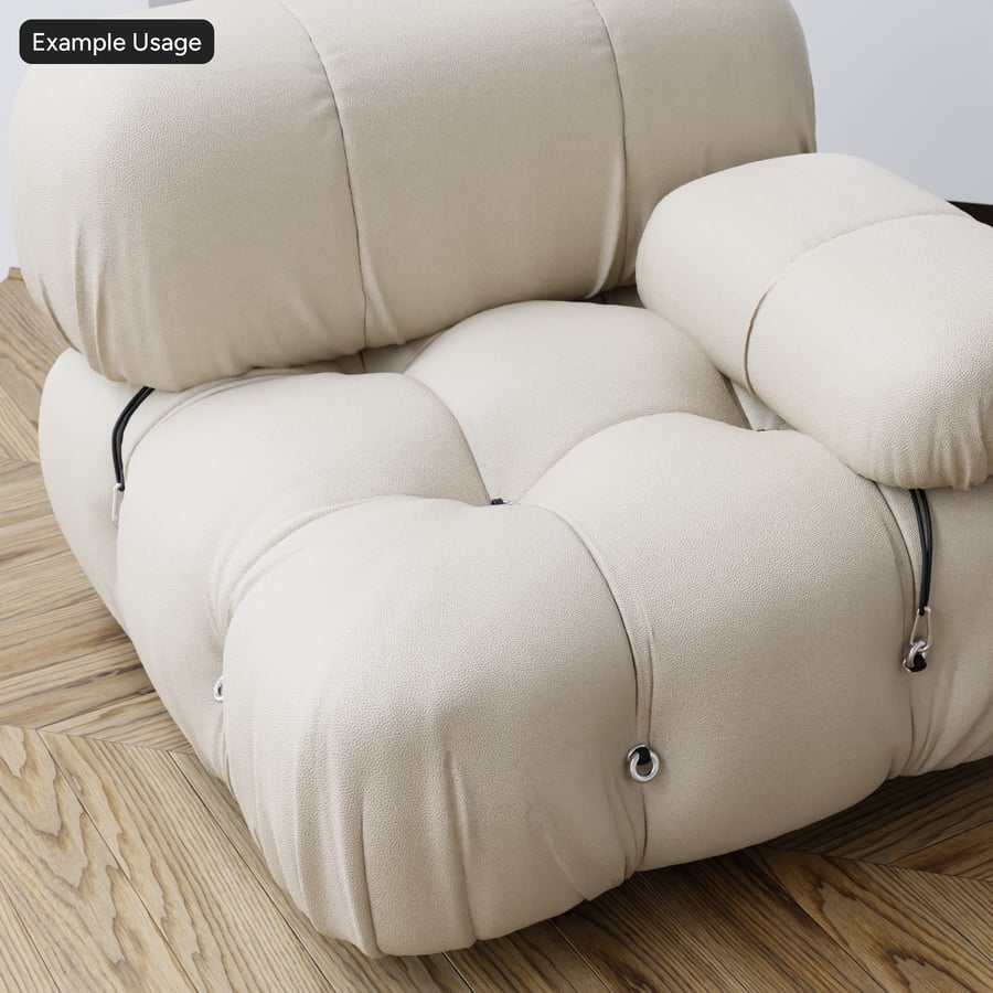 Animal Vinyl Upholstery Fabric, Natural