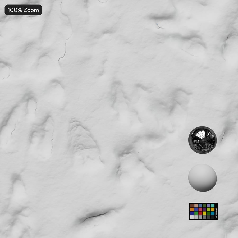 Footprints on Snow Texture