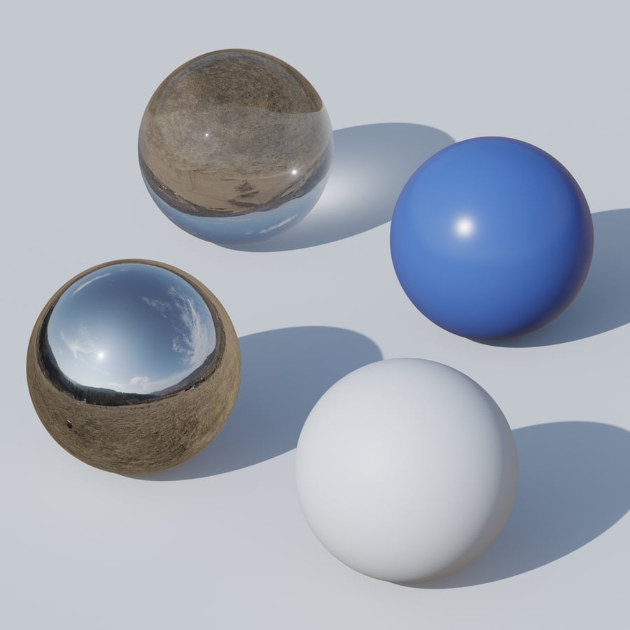 Mountain Clear Afternoon Sky Outdoor HDRI