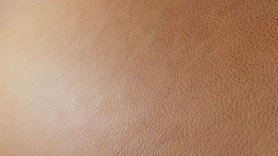 Textura em couro semi-anilina de búfalo selvagem, castanho claro
