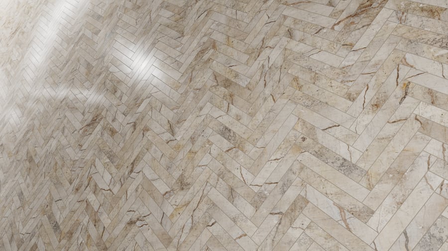 Honed Herringbone Tiles San Pedro Marble Texture