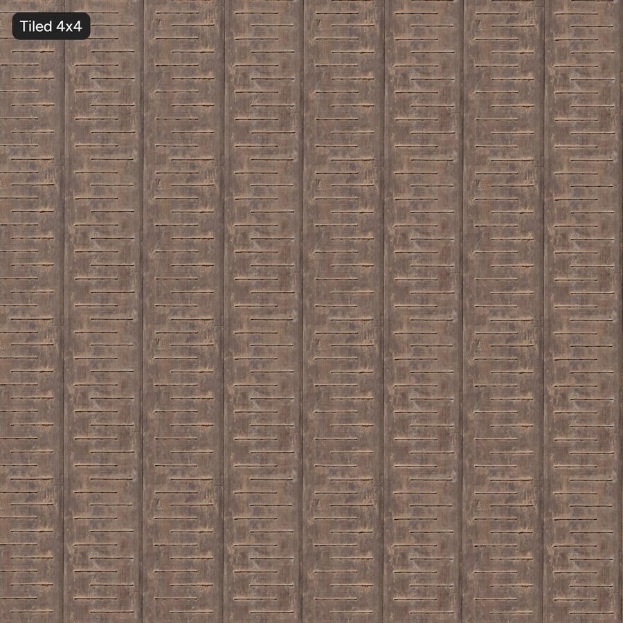 Textura de placa metálica com nervuras sujas