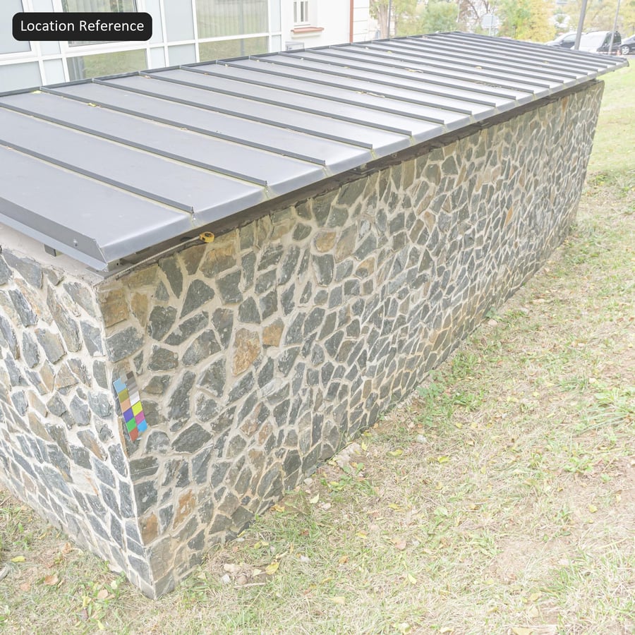 Random Rubble Stone Wall Cladding Texture, Grey