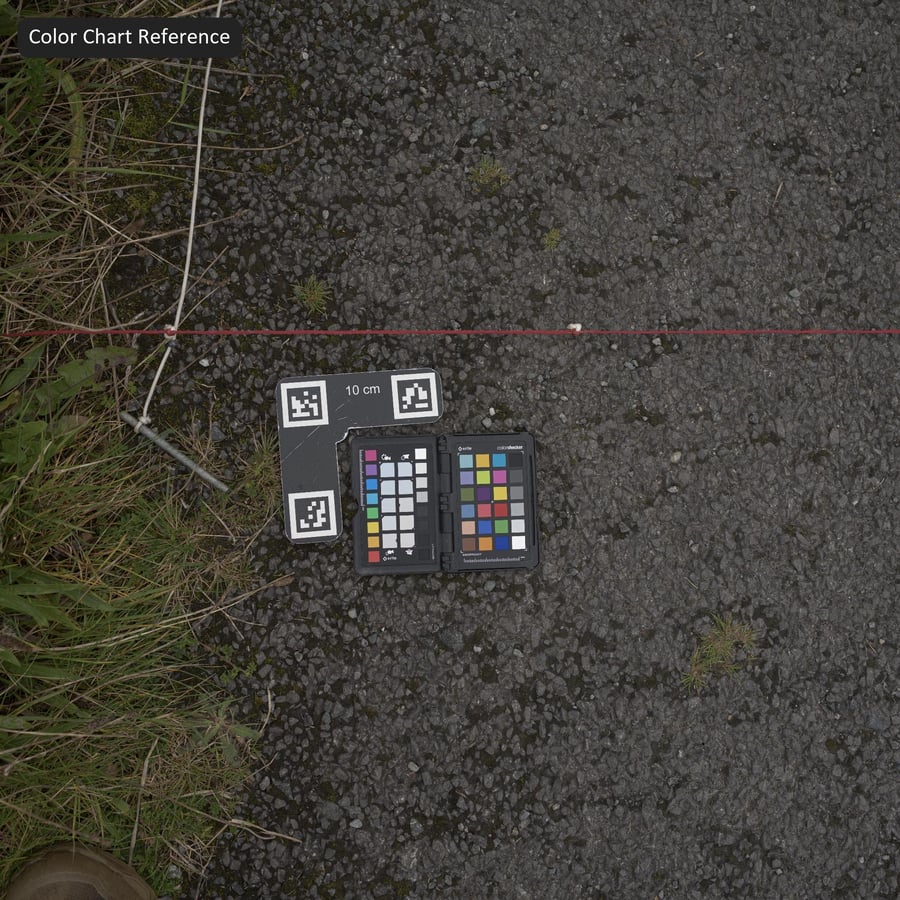 Texture rugueuse de l'asphalte