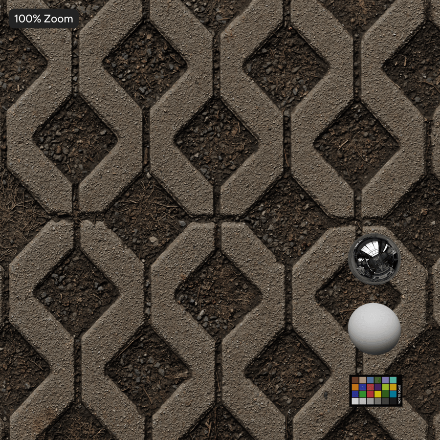 圖案化環保石材鋪路紋理