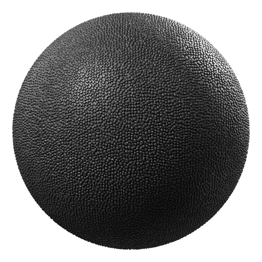 Grain Mold Plastic Texture, Black