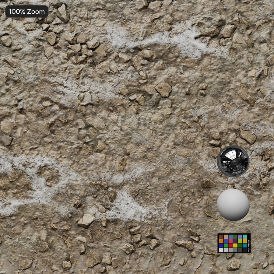 Piszkos havas út textúra