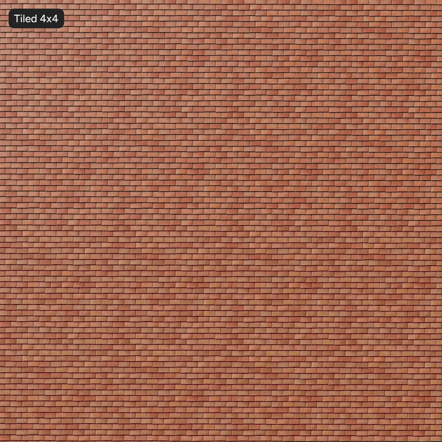 Nova textura para telhado de ardósia, vermelho