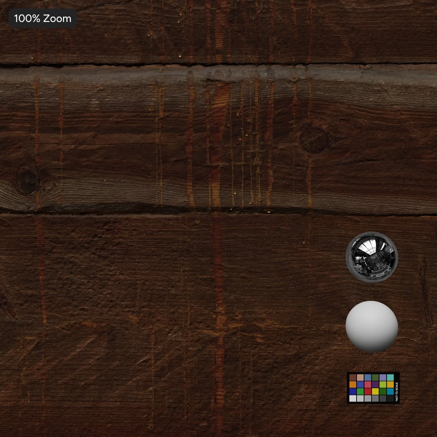 Scratched Wood Log Siding Wall Texture