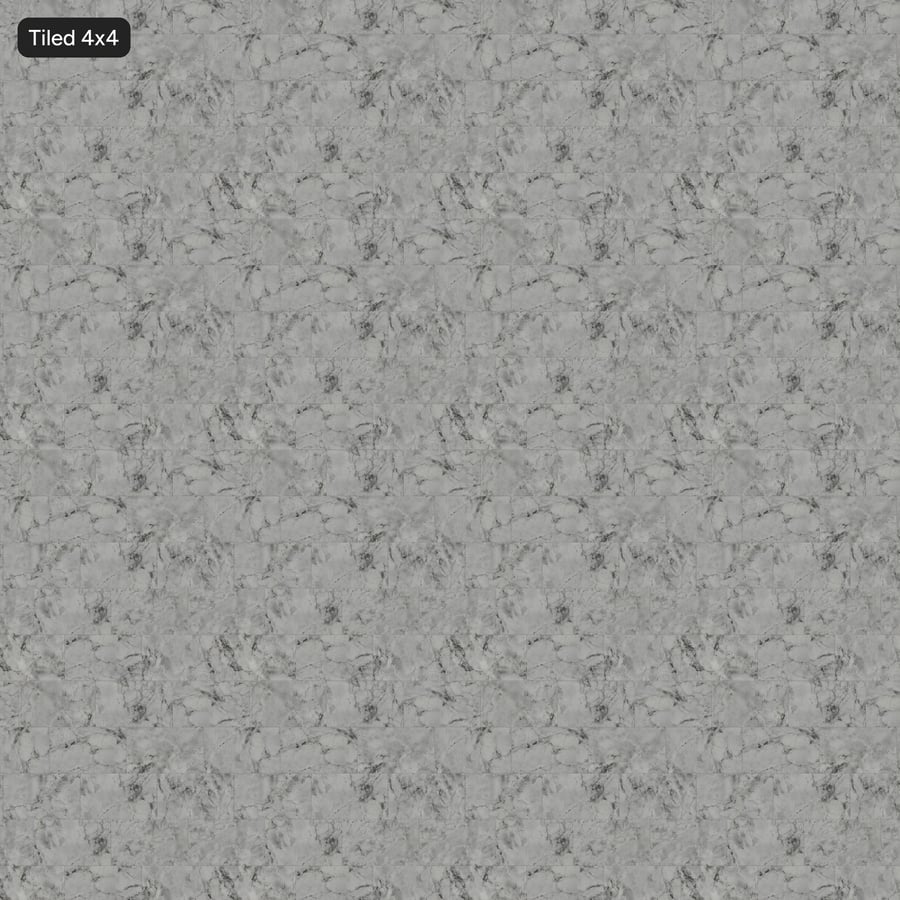 Rectangular Offset Marble Matte Tile Texture, Grey