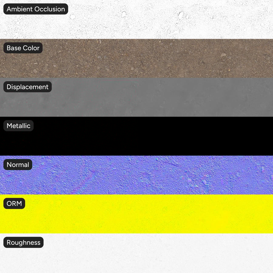 松散的砾石纹理