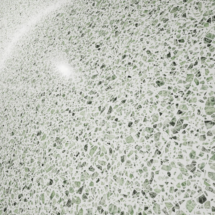 Palladiana Forest Terrazzo Texture, Green