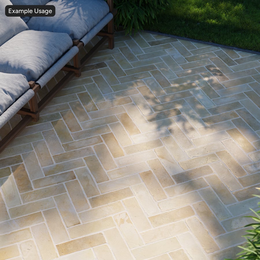 Textura de azulejo bruto em travertino Chevron, bege