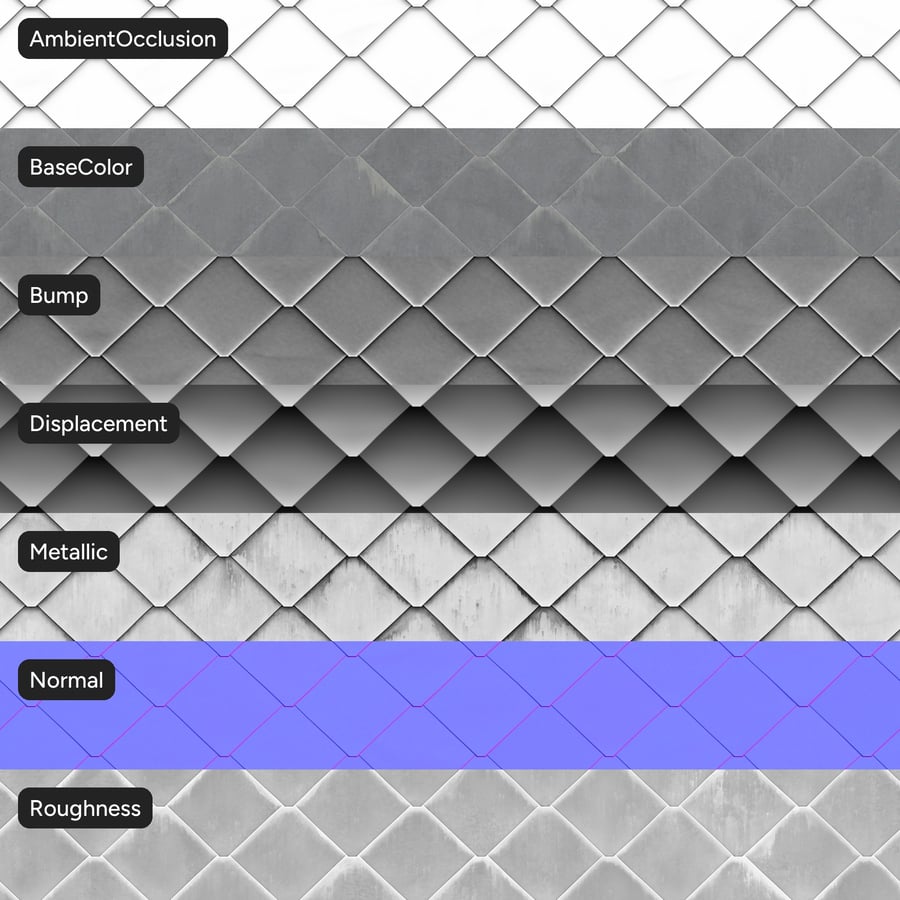 Textura de telhas de zinco opaco, preto