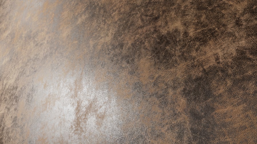 Textura de couro falso vintage patinado, castanho escuro