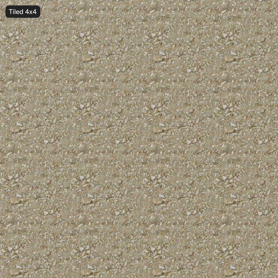 Rough Mixed Gravel Ground Road Texture