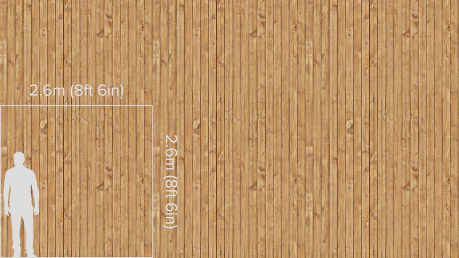 Light Caramel Natural Wood Planks Flooring Texture