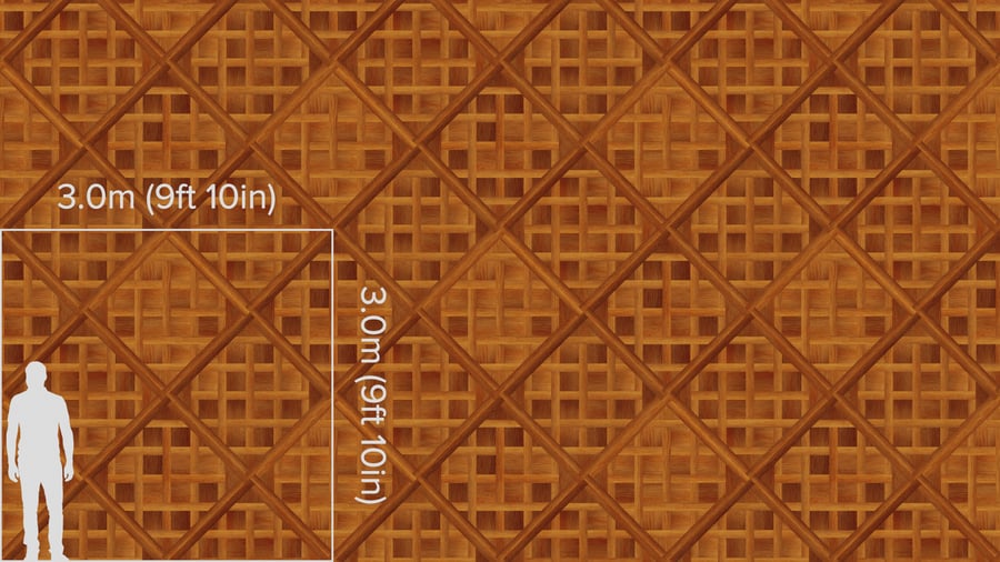 Textura de tábuas de carvalho Versailles Diamond, castanho quente
