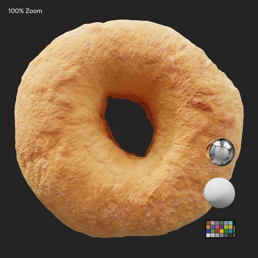 Modèle de beignet ordinaire