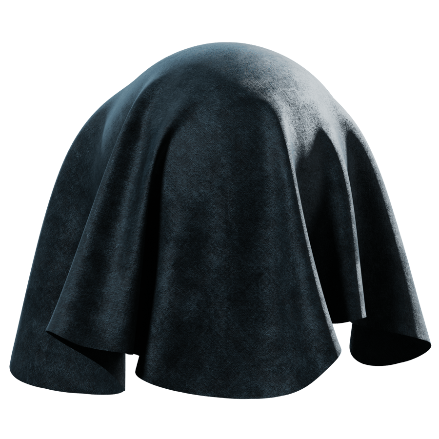 Rich Velvet Upholstery Fabric Texture, Black