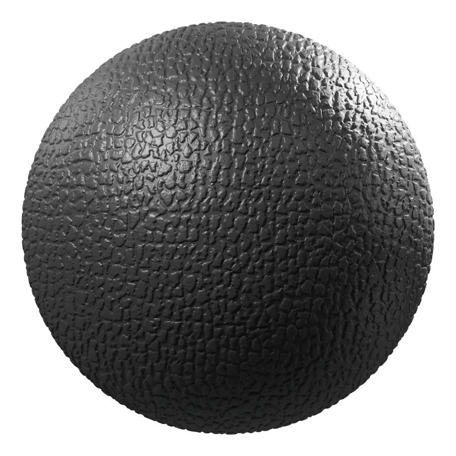 Large Dots Mold Black Plastic Texture, Black