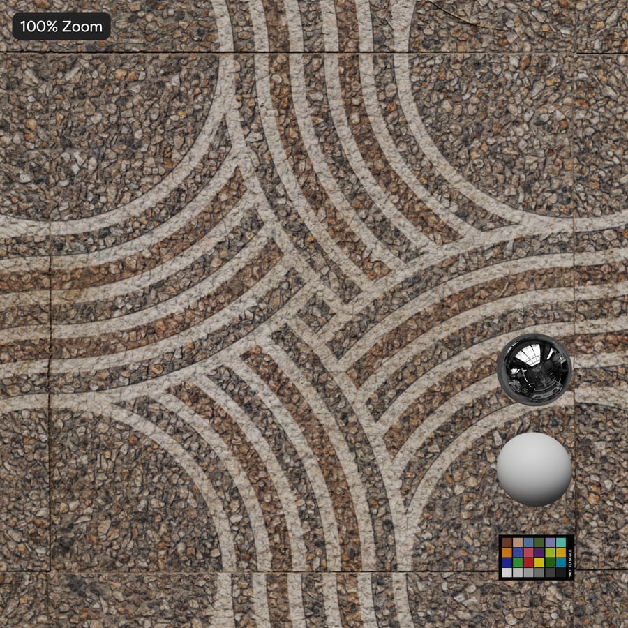 Mönstrad betongtextur för trottoarer