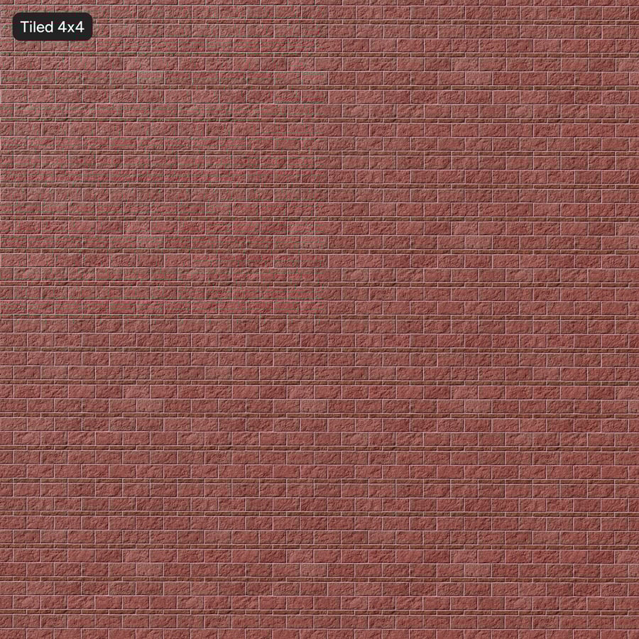 Running Split Face Concrete Block Wall Texture, Red