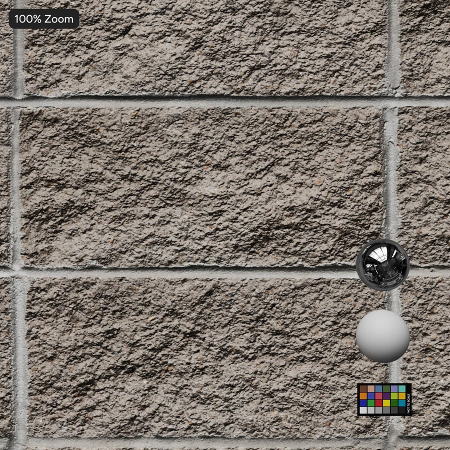 Split Face Concrete Block Texture, Beige