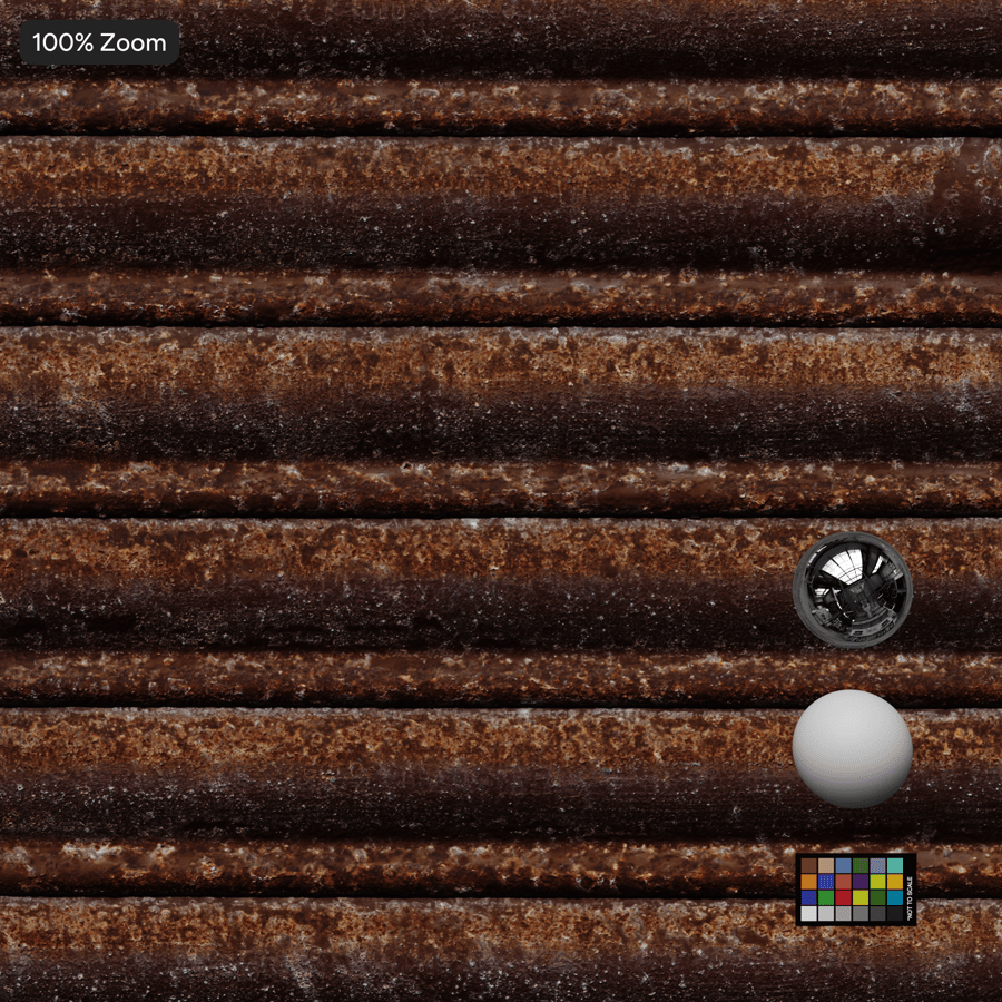 Porte roulante rouillée Texture métallique