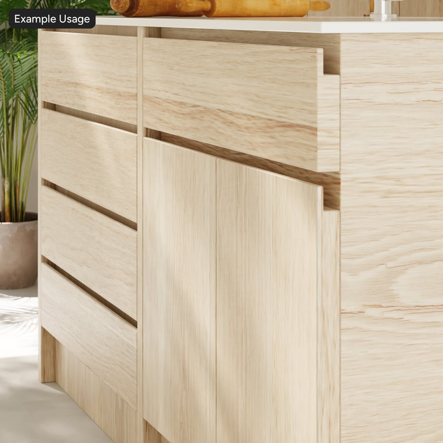 Random Match Scandinavian Wood Veneer Texture, Washed