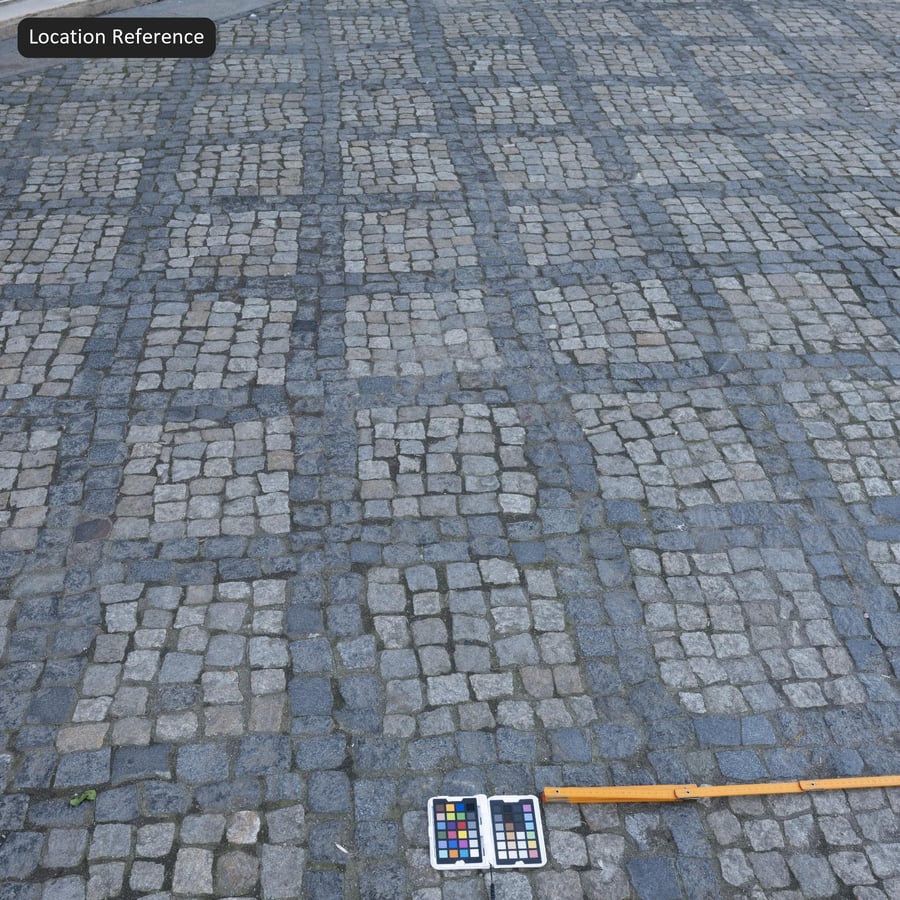 装飾的な石畳の質感