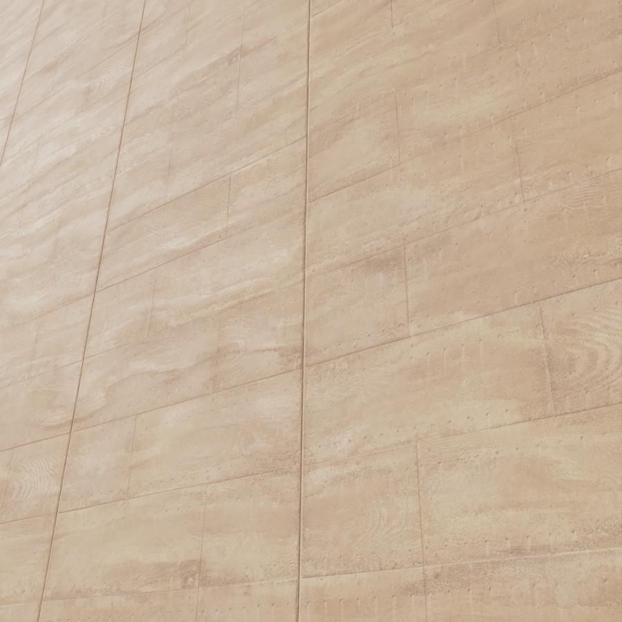 Stacked Block Sand Rammed Earth Texture, Beige