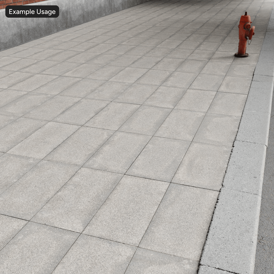 舊式啞光花崗岩人行道紋理