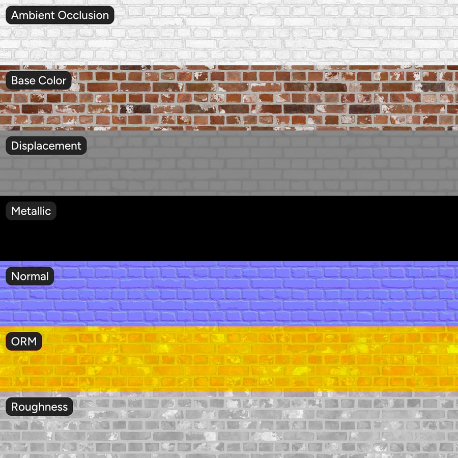 Reclaimed English Bond Brick Wall Texture