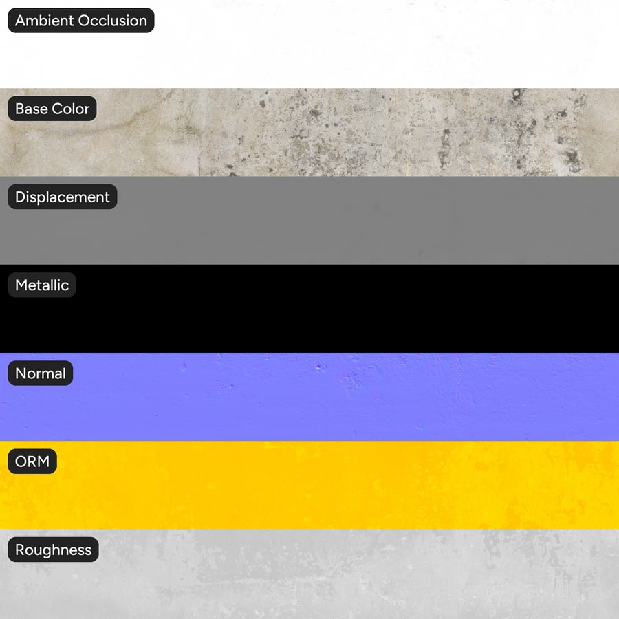 Weathered Board Formed Concrete Wall Texture, Warm Grey