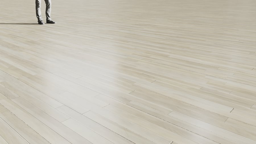 Birch Wood Flooring Texture, White