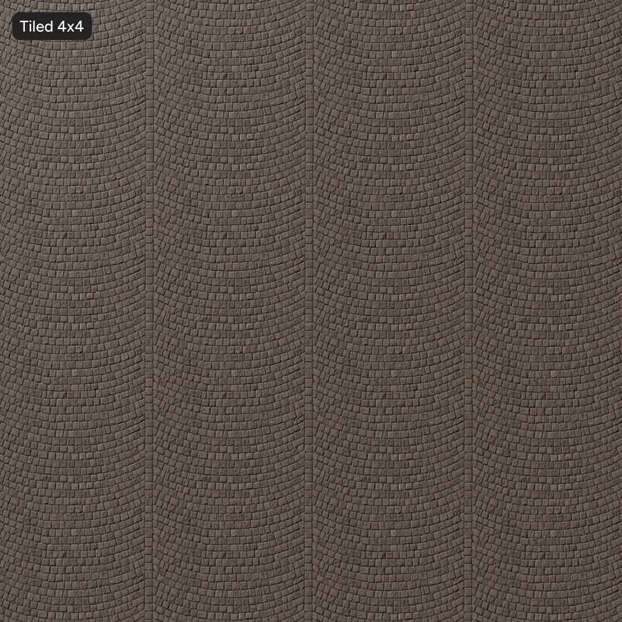 Fan Decorative Cobblestone Texture