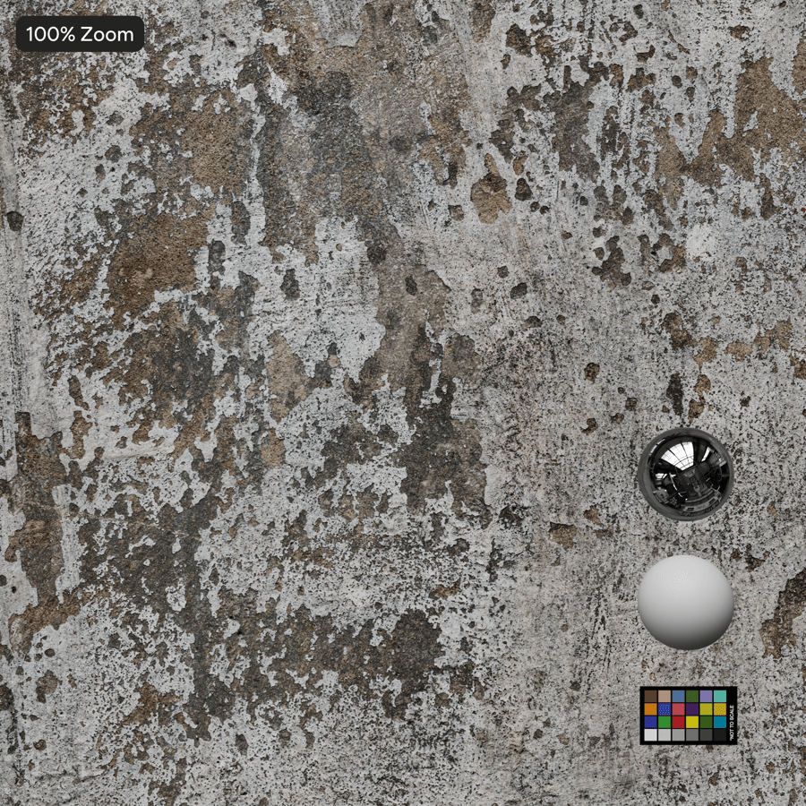 Textura de parede de concreto pintado desgastado