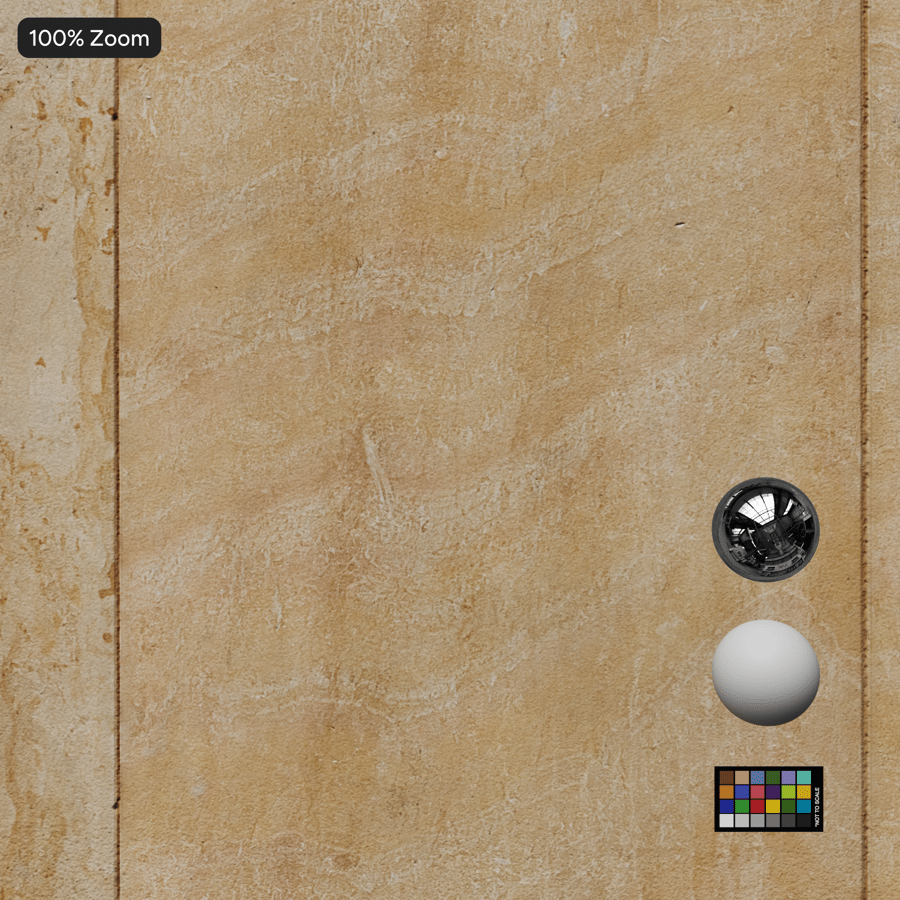 Large Travertine Stone Wall Texture, Beige