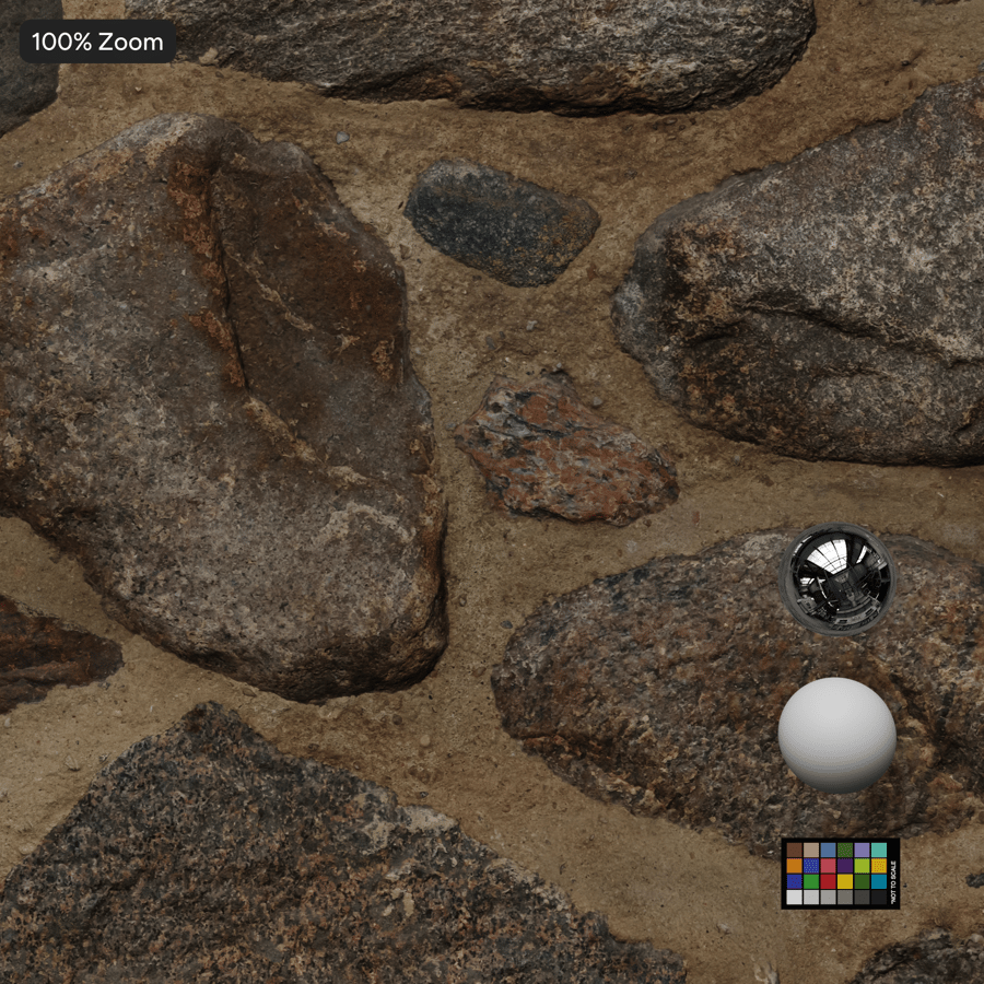 Μικτή υφή τοίχου από πέτρα με μπάζα