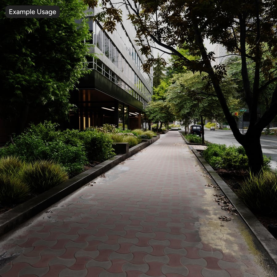 Interlocking Paver Texture, Checkered