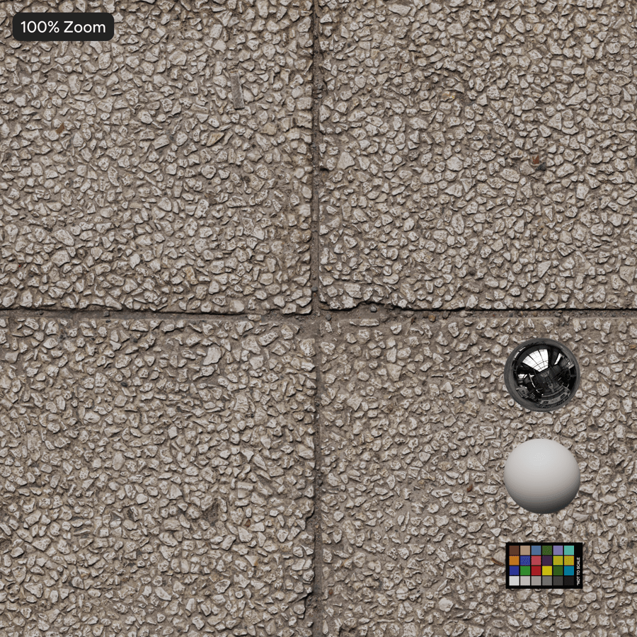 Textura de calçada de pedra retangular Pebbledash desgastada