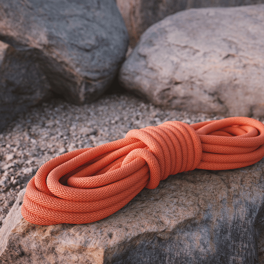 Plain Climbing Cord Texture, Red