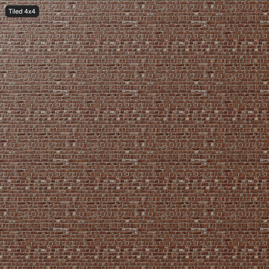 Texture tường gạch Dutch Bond tái chế