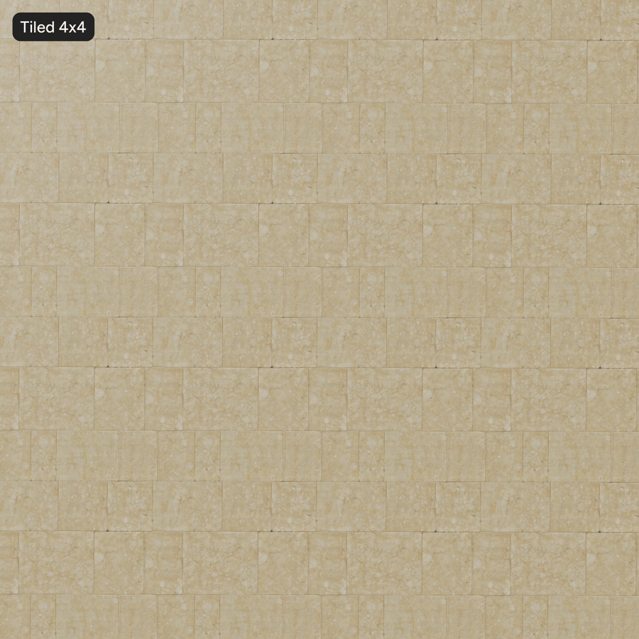Travertin-Gehwegstein Textur